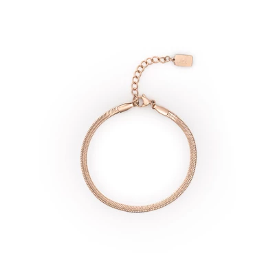 rose gold retro karlánc