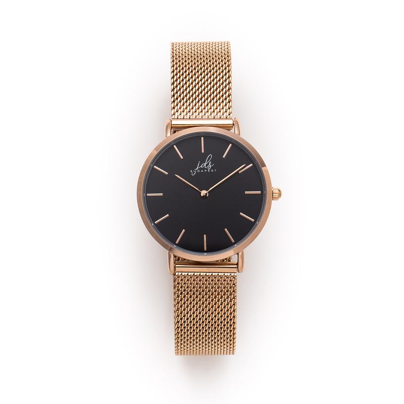 rose gold fekete női karóra